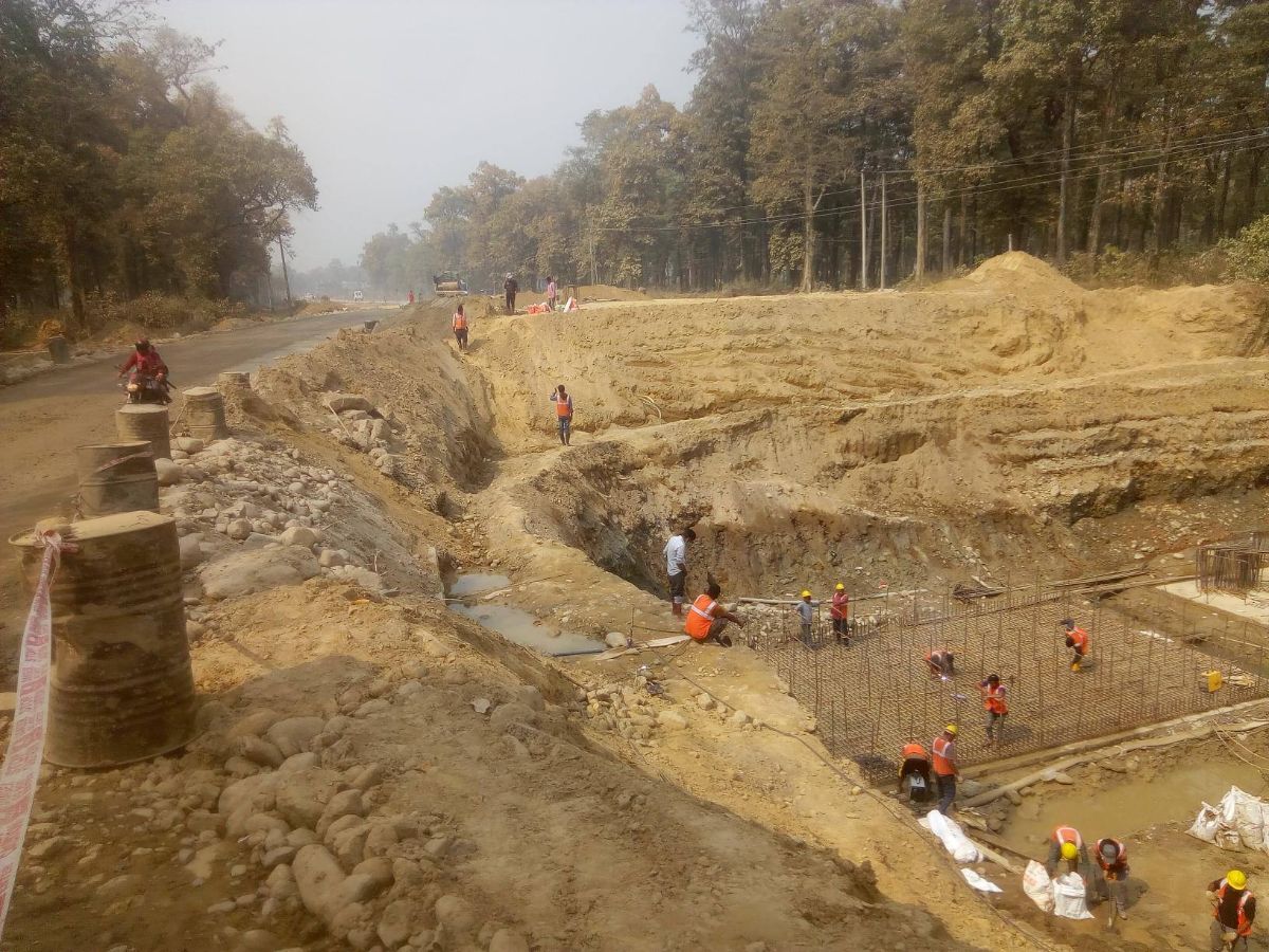 बुटवल-नारायणगढ सडक खण्डको निर्माणकार्य तीव्र